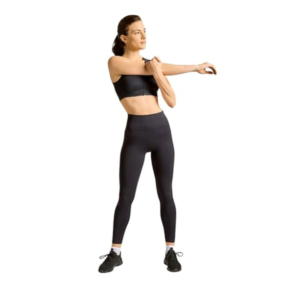 NWT Tommie Copper Womens Compression Leggings Seamless Knee Support Black Sz 2XL - Picture 1 of 9